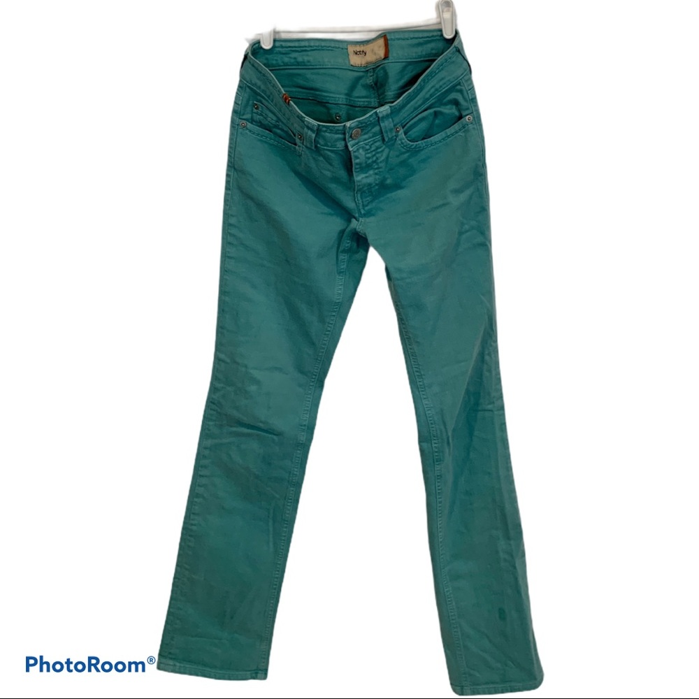 Notify Teal Jeans